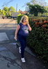 Blonde beer belly