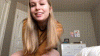 chubby blonde showing off