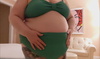 New bikini with stuffed belly full of milkshakes and French fries (1853 visits, rating score 4.98) New bikini with stuffed belly full of milkshakes and French fries